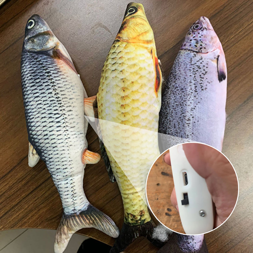 Electric Jumping Fish Toy (without Cat Nip)