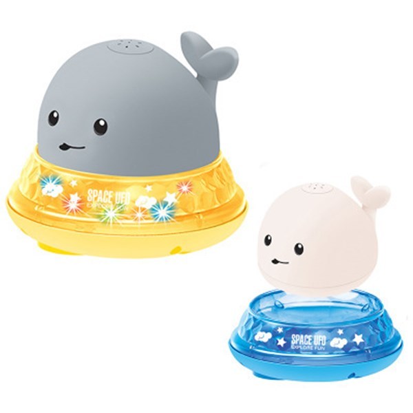 LED Baby Floating/Spraying Water Whale