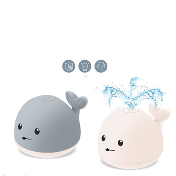 LED Baby Floating/Spraying Water Whale