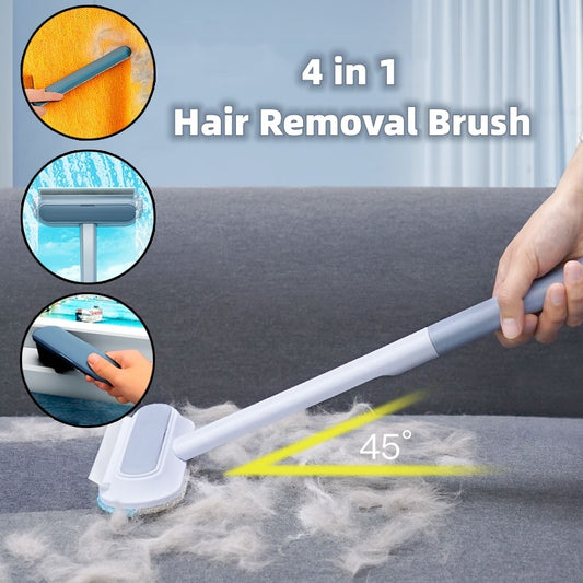 4 In 1 Pet Hair Removal Brush, Pet Hair Cleaner Brush, Pet Hair Remover, and Window Screen Cleaning Brush