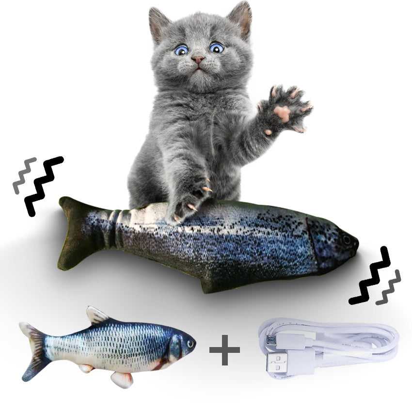 Electric Jumping Fish Toy (without Cat Nip)