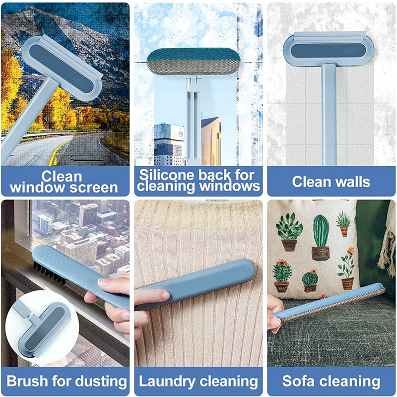 4 In 1 Pet Hair Removal Brush, Pet Hair Cleaner Brush, Pet Hair Remover, and Window Screen Cleaning Brush