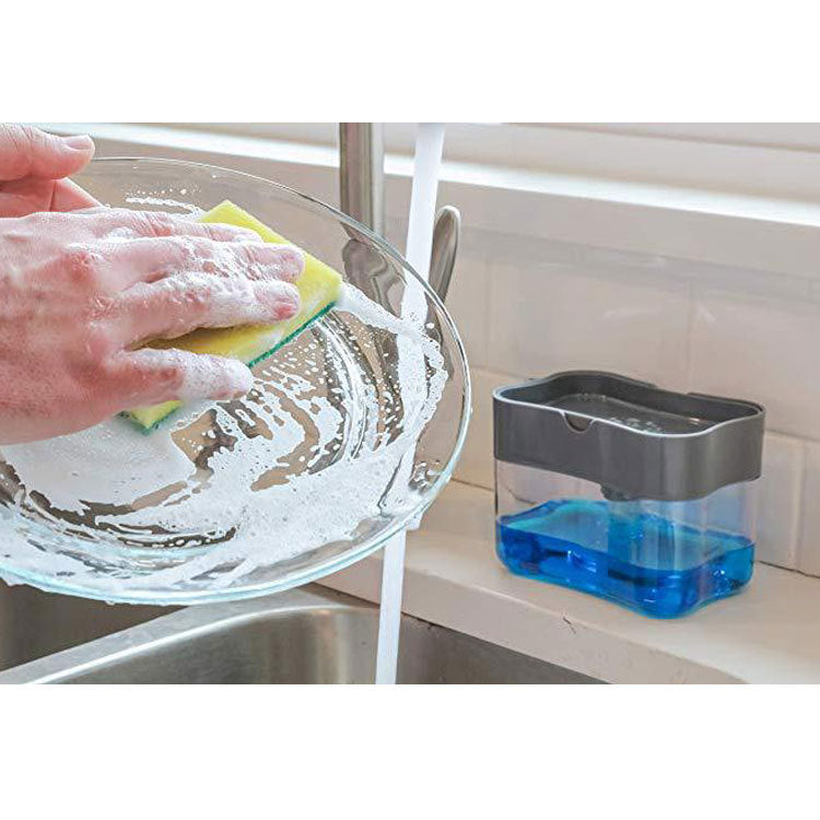 Soap Pump and Sponge Caddy