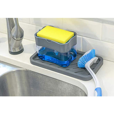 Soap Pump and Sponge Caddy