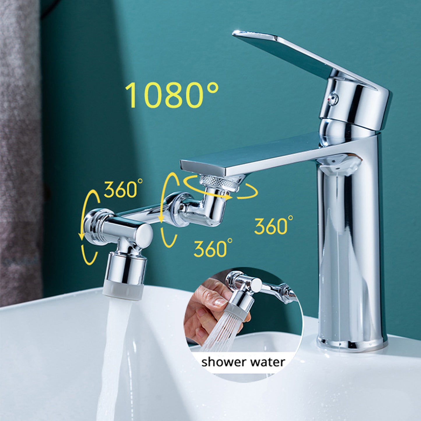 Universal Rotating Faucet