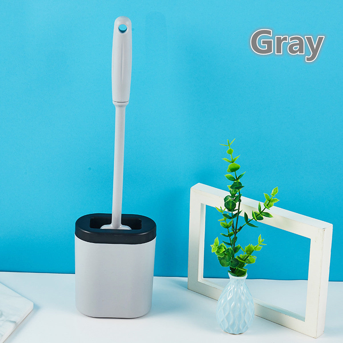 Bathroom Toilet Cleaning Brush And Holder Set