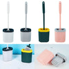 Bathroom Toilet Cleaning Brush And Holder Set