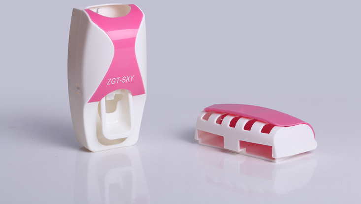 ZGT-SKY Wall-Mounted Toothpaste Holder and Dispenser