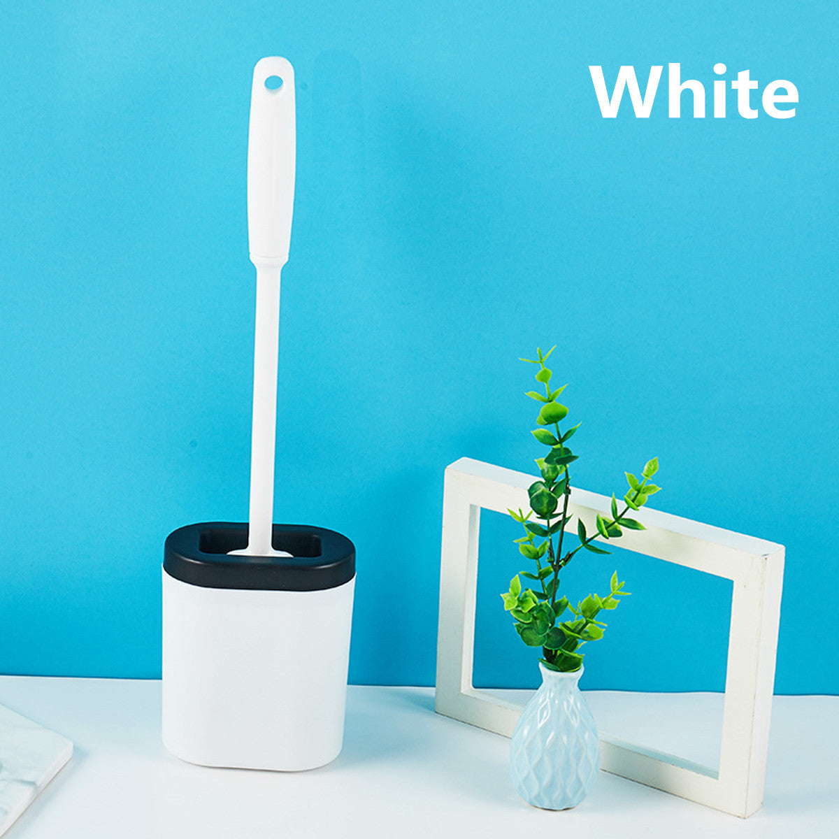 Bathroom Toilet Cleaning Brush And Holder Set