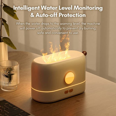 Simulation Flame USB Humidifier Home Desktop Fragrance Diffuser