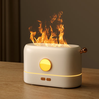 Simulation Flame USB Humidifier Home Desktop Fragrance Diffuser