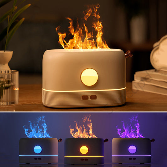 Simulation Flame USB Humidifier Home Desktop Fragrance Diffuser