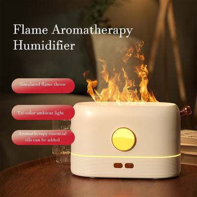 Simulation Flame USB Humidifier Home Desktop Fragrance Diffuser