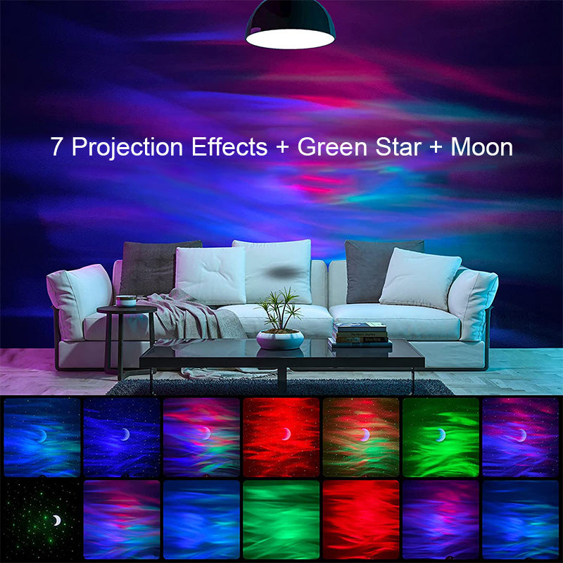 LED Aurora Sky Projector